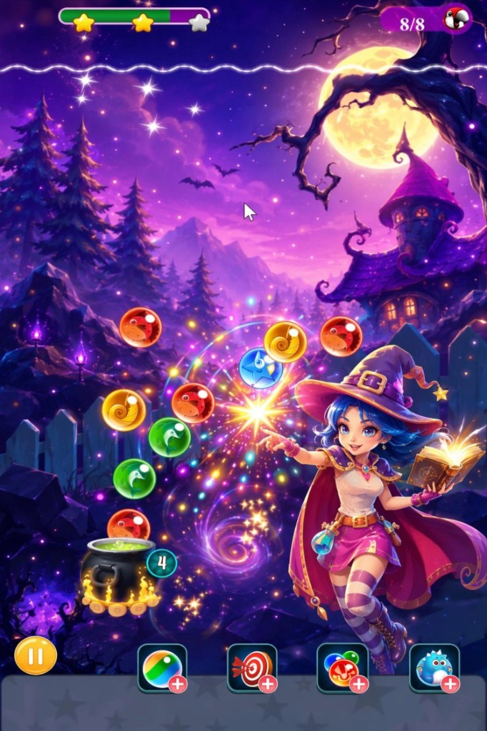 Magical forest gameplay