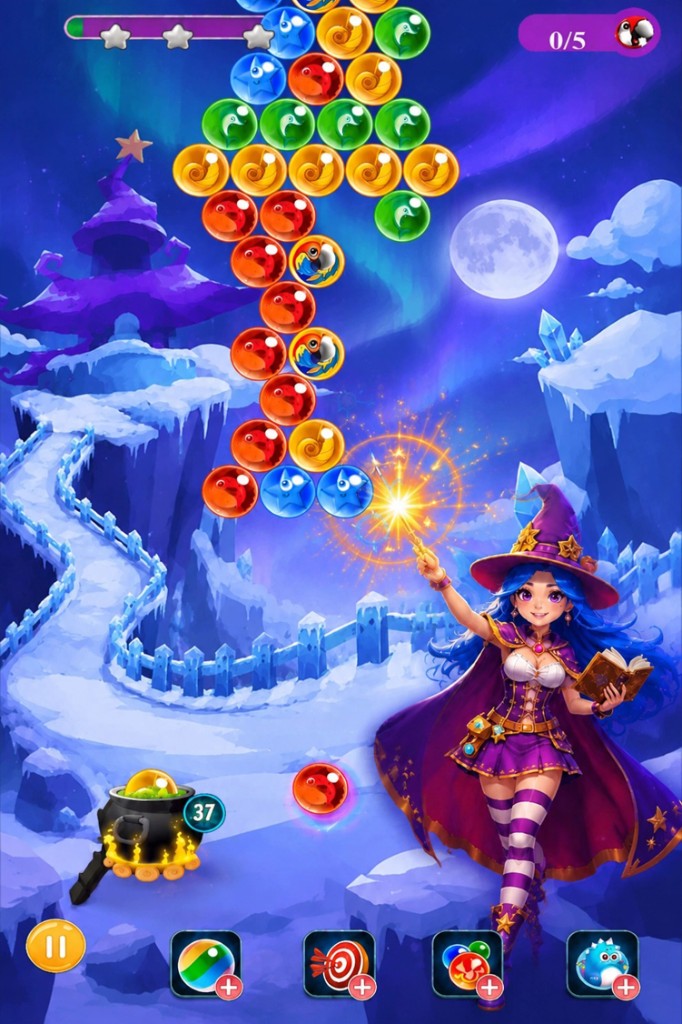 Snowy castle level
